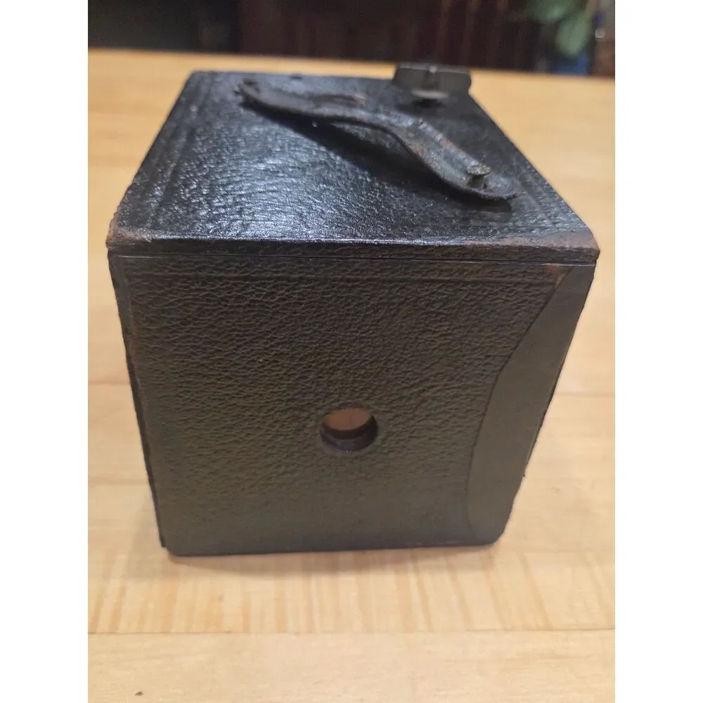 Antique Kodak No 2 Brownie Box Camera Leatherette As Is Display Repair 1900s